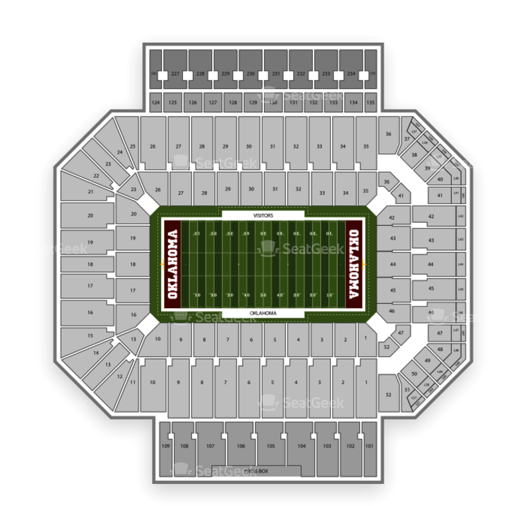 Full Size Of Best Chart - The Gaylord Family Oklahoma Memorial Stadium Clipart (1024x1024), Png Download