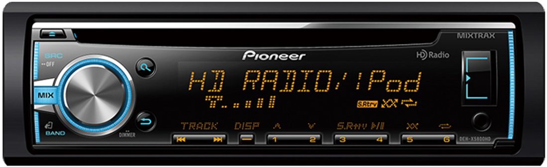 Stereo Pioneer Deh-x5800hd - Radio Pioneer Deh X6700bt Clipart (1100x550), Png Download