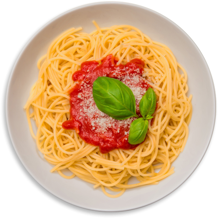 Spaghetti And Meat Sauce - Pasta Italiana Png Clipart (800x800), Png Download
