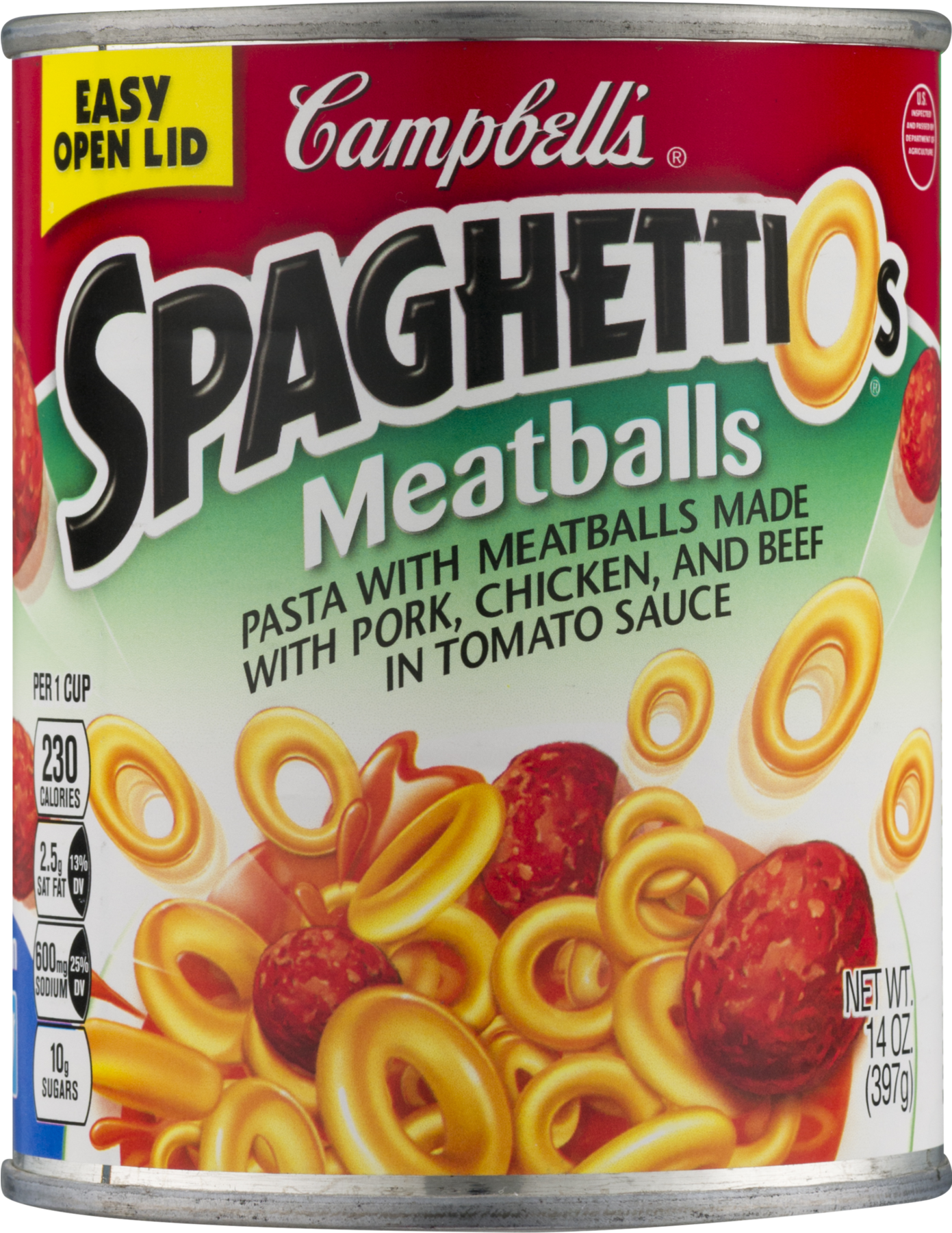 Departments - Campbell's Spaghettios With Meatballs Clipart (1800x1800), Png Download