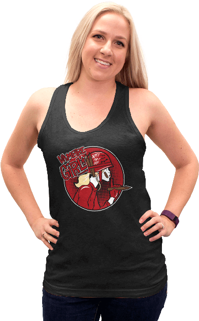 Vampire Girl - Active Tank Clipart (650x650), Png Download