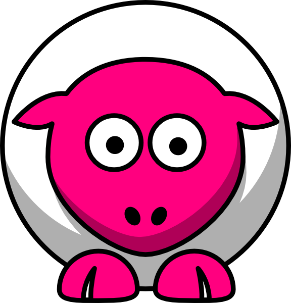 Clipart - Lost - Baby - Sheep - Cartoon Sheep Transparent - Animal Cartoon Clipart - Png Download (576x600), Png Download