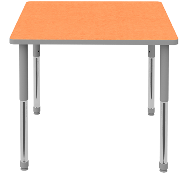 Square In Shape , Png Download - Square Work Table Clipart (583x563), Png Download