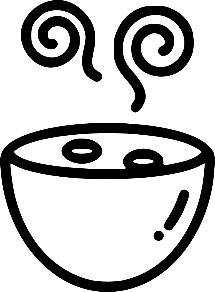 Soup Bowl Hot Meal Comments - Symbol Meal Png Clipart (724x980), Png Download
