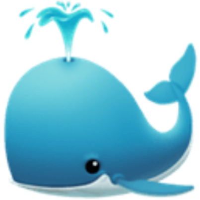 #whale #whales #cute #blue #water #emoji #imoji #applemoji - Whale Emoji Clipart (1024x1024), Png Download