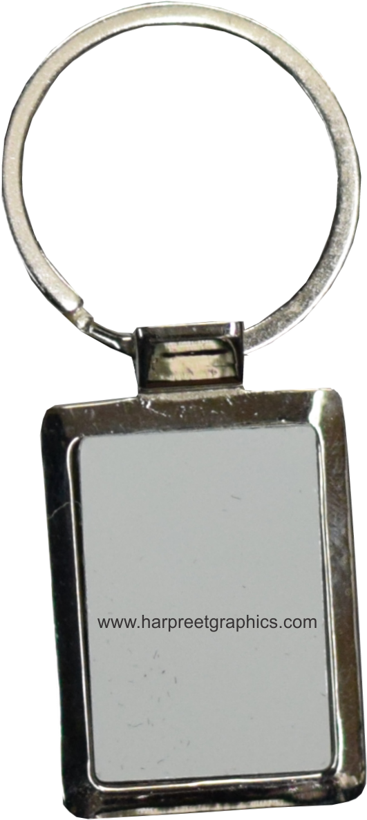 Harpreert Graphics Metal Keyring Rectangle Shape Shape - Keychain Clipart (768x1312), Png Download