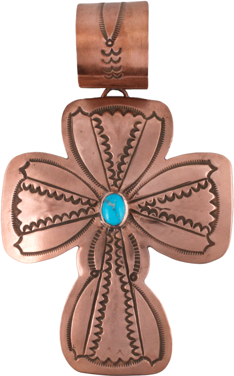 Rocki Gorman Copper Cross Pendant - Cross Clipart (870x1280), Png Download