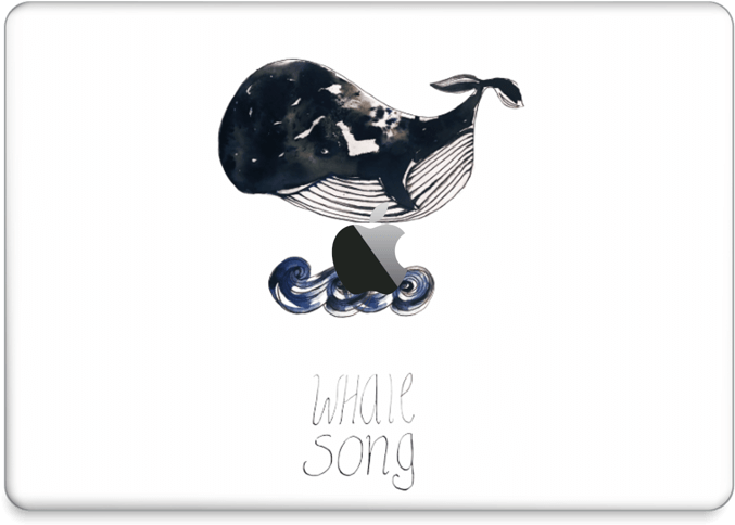 Whale Song Skin Macbook Pro 13” 2016- - Chair Clipart (800x562), Png Download