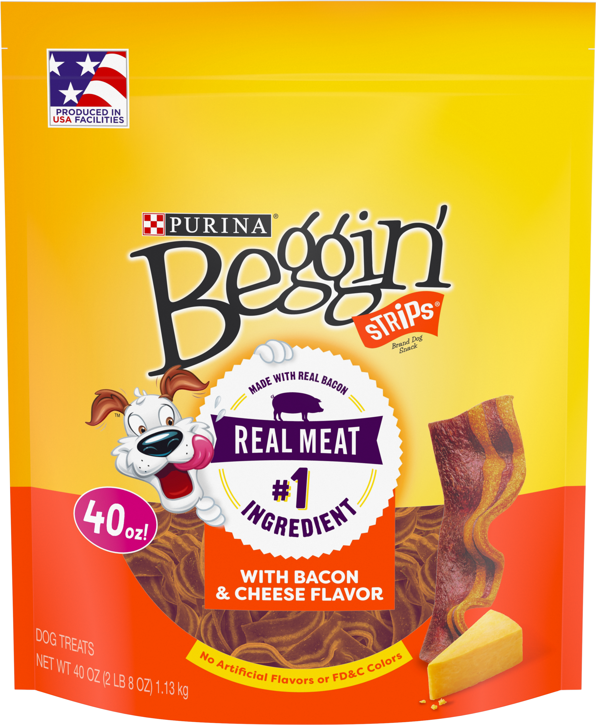 Purina Beggin' Strips Dog Training Treats - Beggin' Strips Clipart (3000x3000), Png Download