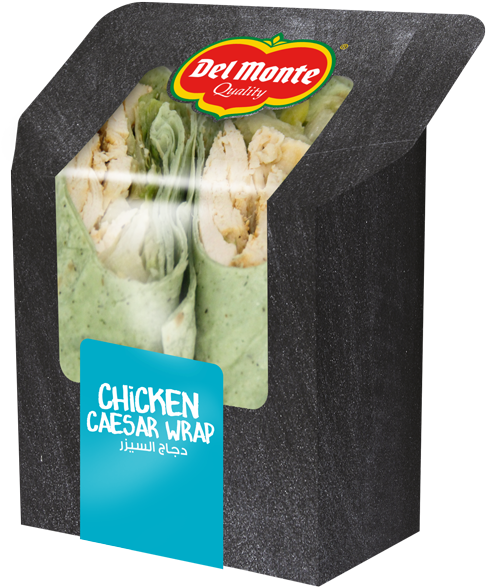 Chicken Caesar - Del Monte Chicken Wrap Clipart (625x625), Png Download