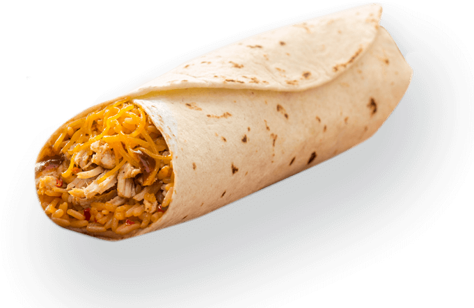 Shredded Chicken Burrito - Chicken Burritos Png Clipart (750x480), Png Download
