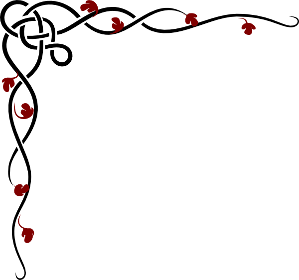 Red And Grey Border Clipart (600x562), Png Download