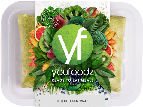 Vegan Ready To Eat Meal Sleeve Clipart (600x600), Png Download