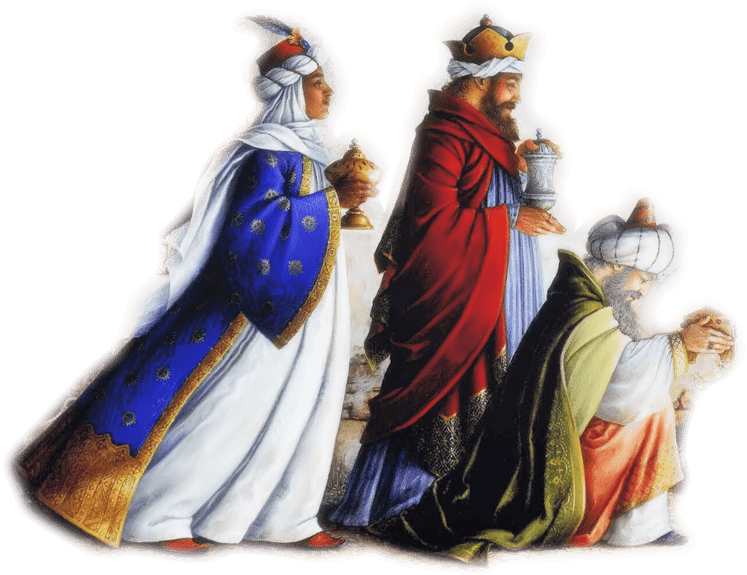 Wise Men - Tres Reis Magos Png Clipart (800x616), Png Download
