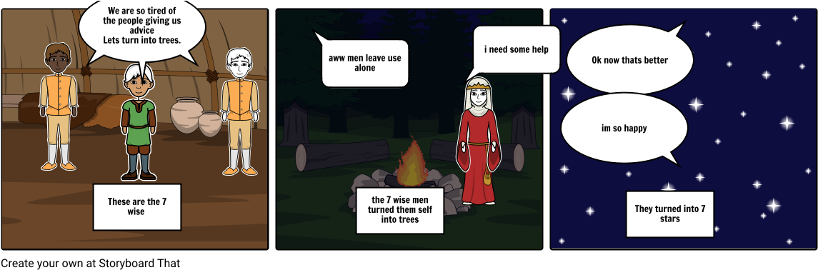 The 7 Wise Men - Cartoon Clipart (1164x385), Png Download