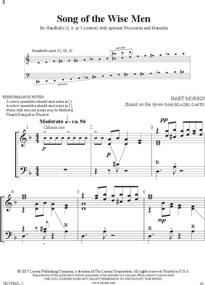 Wise Men Thumbnail - Sheet Music Clipart (816x1056), Png Download
