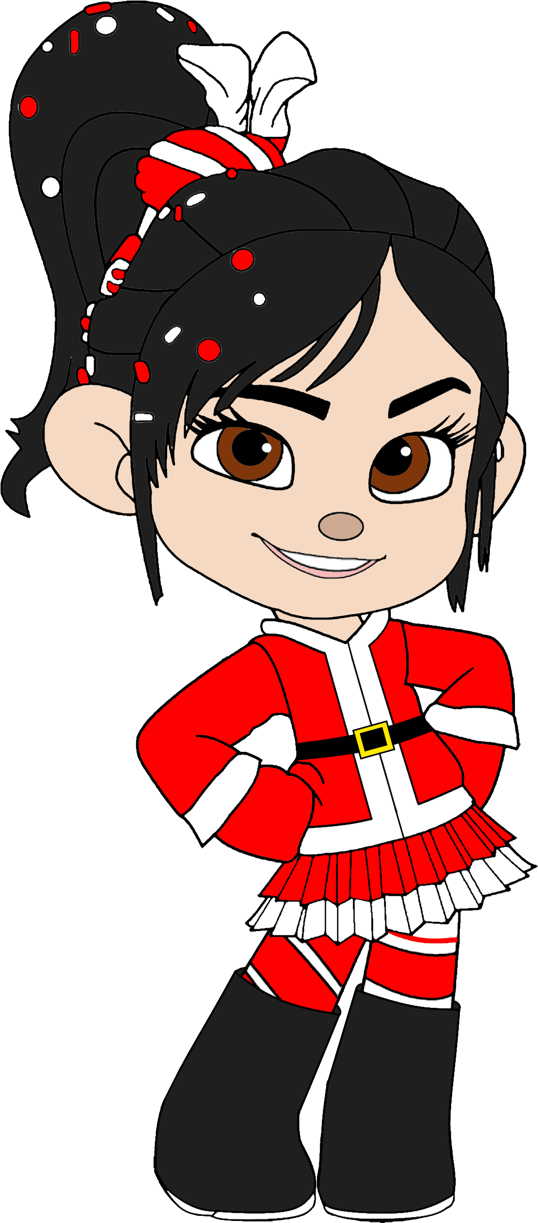 Vanellope's Adventures Images Vanellope As Mrs Claus - Candy Vanellope Wreck It Ralph Clipart (1120x2440), Png Download