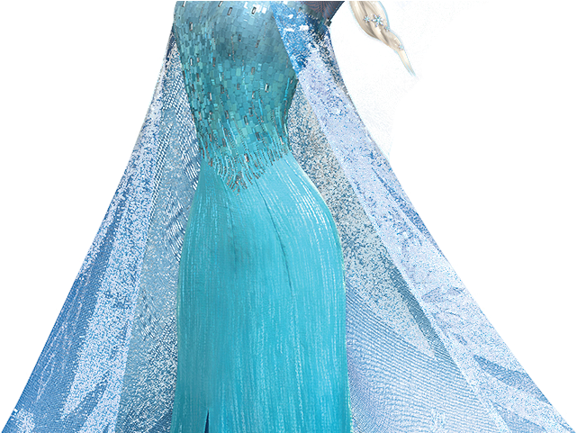 Dubladora Oficial Da Elsa, Idina Menzel, Torce Para - Frozen Elsa Blue Dress Clipart (1189x480), Png Download