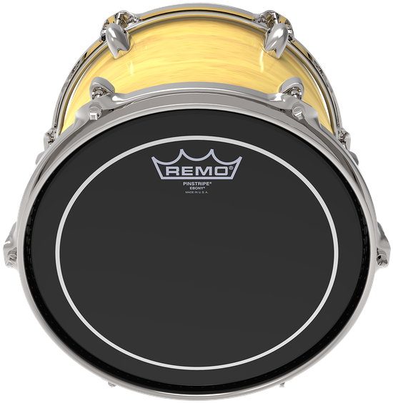 Pinstripe® Ebony® Image - Remo Emperor Vintage Coated Clipart (600x600), Png Download