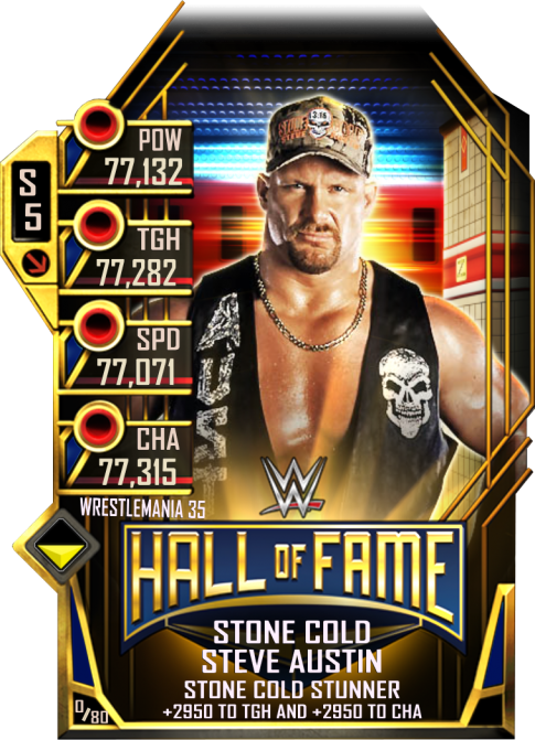 Steveaustin S5 25 Wrestlemania35 Halloffame - Stone Cold Steve Austin Clipart (485x671), Png Download
