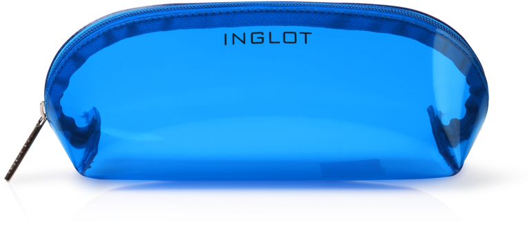 Cosmetic Bag Transparent Dark Blue - Blue Transparent Cosmetic Bag Clipart (900x900), Png Download