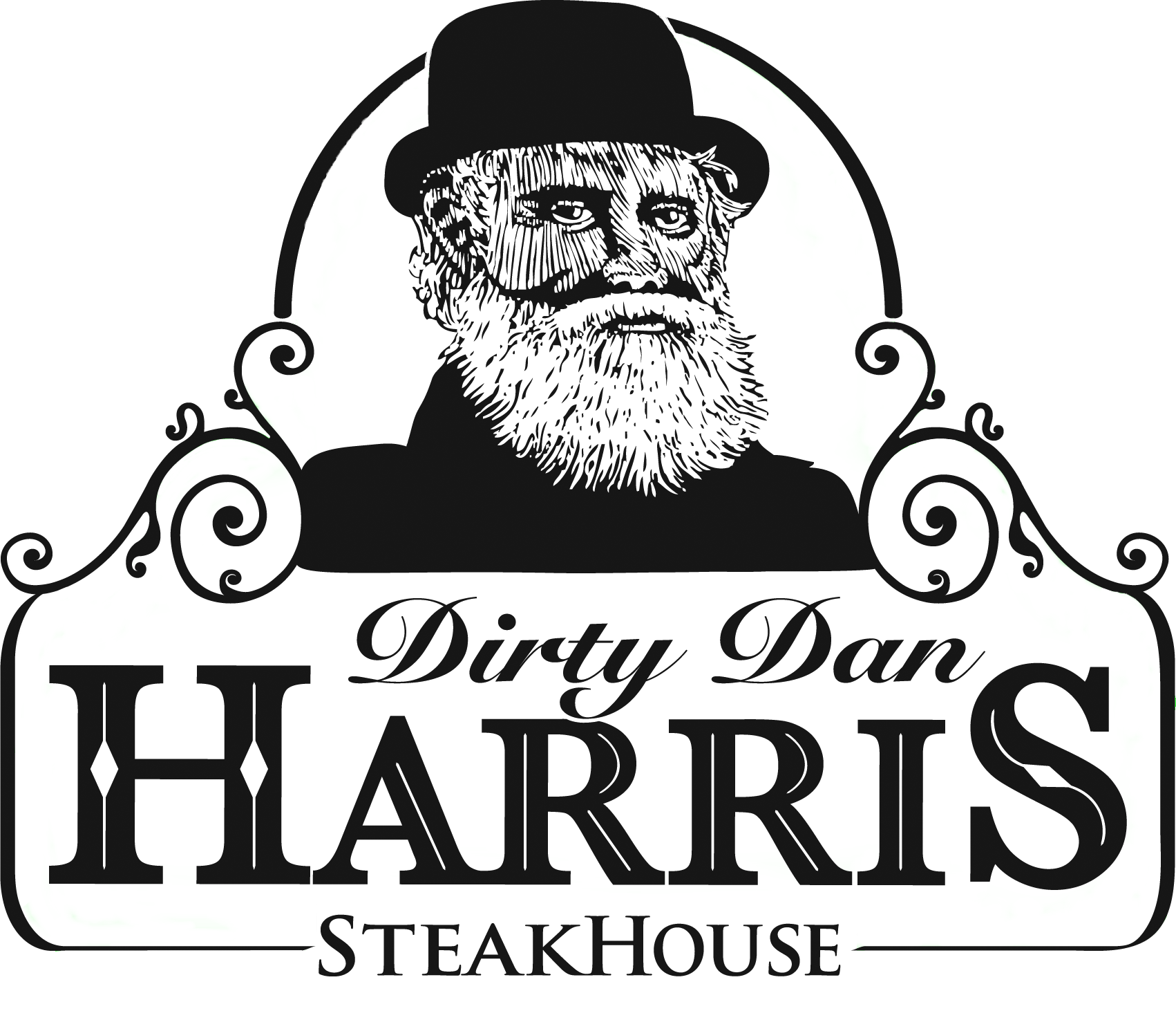 Dirty Dan Harris Steakhouse - Illustration Clipart (1702x1462), Png Download