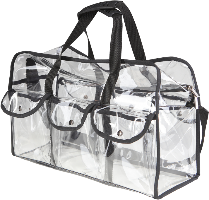 Download Transparent Makeup Bag With Pockets Transparent Make Up Bag