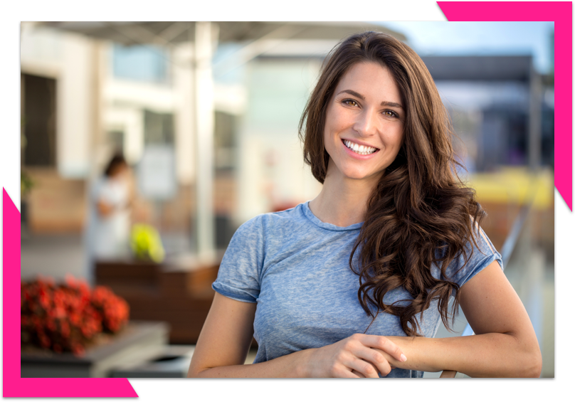 Located In The Heart Of Yaletown, Max Dental Offers - Beautiful Brunette Clipart (808x565), Png Download