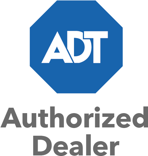 Adt Logo Adt Home Security Alarm Systems Safestreetsusa - Adt Home Security Authorized Dealer Clipart (577x793), Png Download