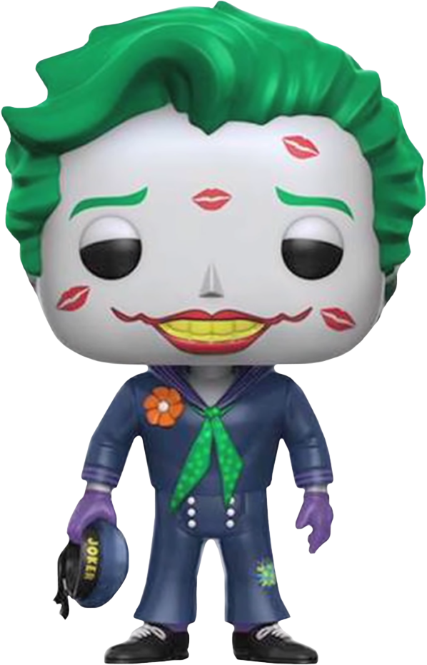 Joker Kisses Pop Vinyl Png - Joker With Kisses Pop Clipart (598x932), Png Download