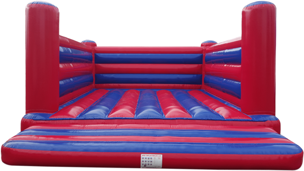 Bouncy Castle Blue Red Clipart (1200x677), Png Download