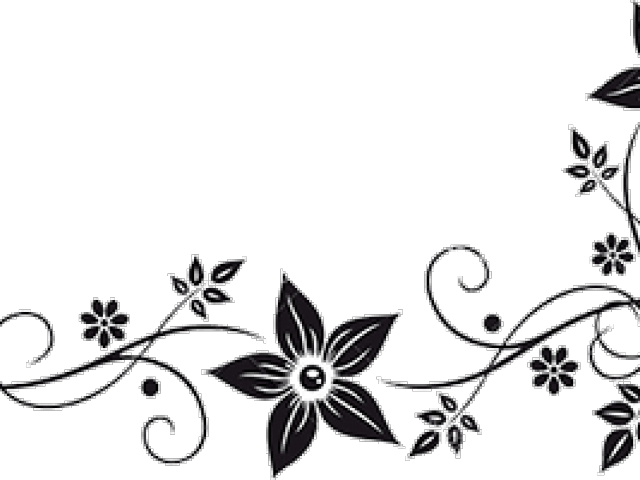 Clipart Wallpaper Blink - Border Design Black And White Png Transparent Png (640x480), Png Download