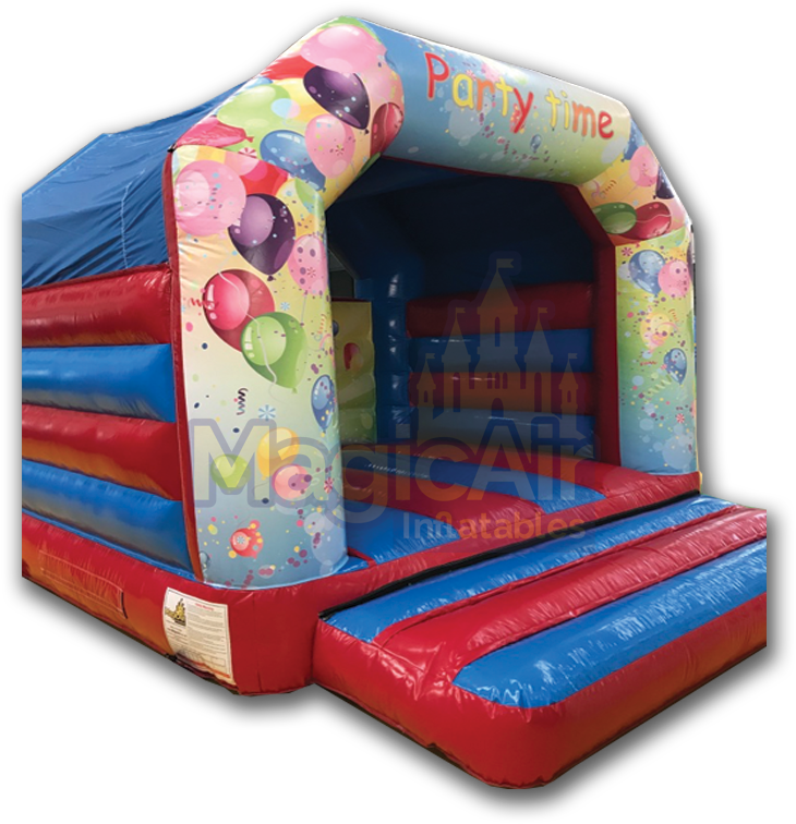 All Ages Bouncy Castle With Velcro Artwork Panels - Inflatable Clipart (730x756), Png Download