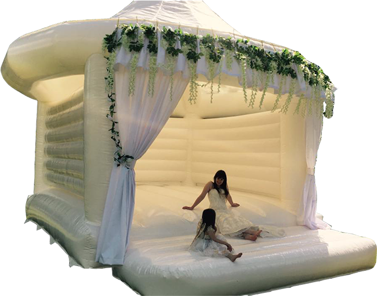 Romantic Inflatable Wedding Jumping Castle, Inflatable - Bouncy House For Wedding Clipart (750x750), Png Download