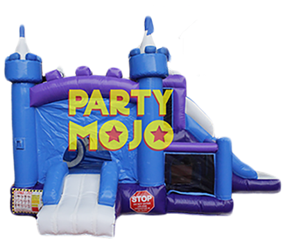 1 - 2 - - Partymojo 8 In 1 Bouncy Castle Clipart (555x555), Png Download
