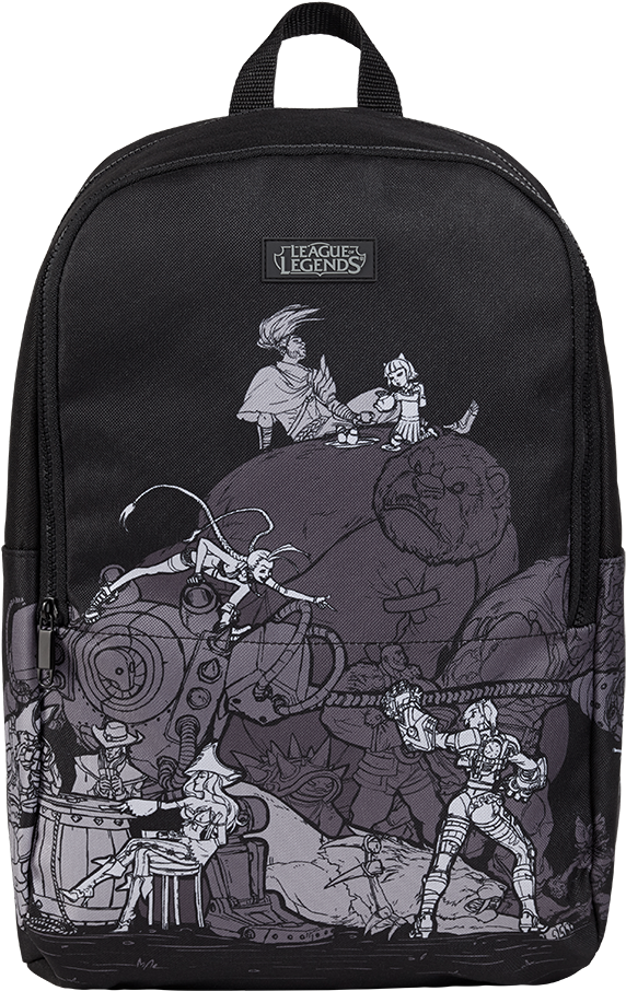 Lol Backpack - Champions - League Of Legends Backpack Clipart (800x1000), Png Download