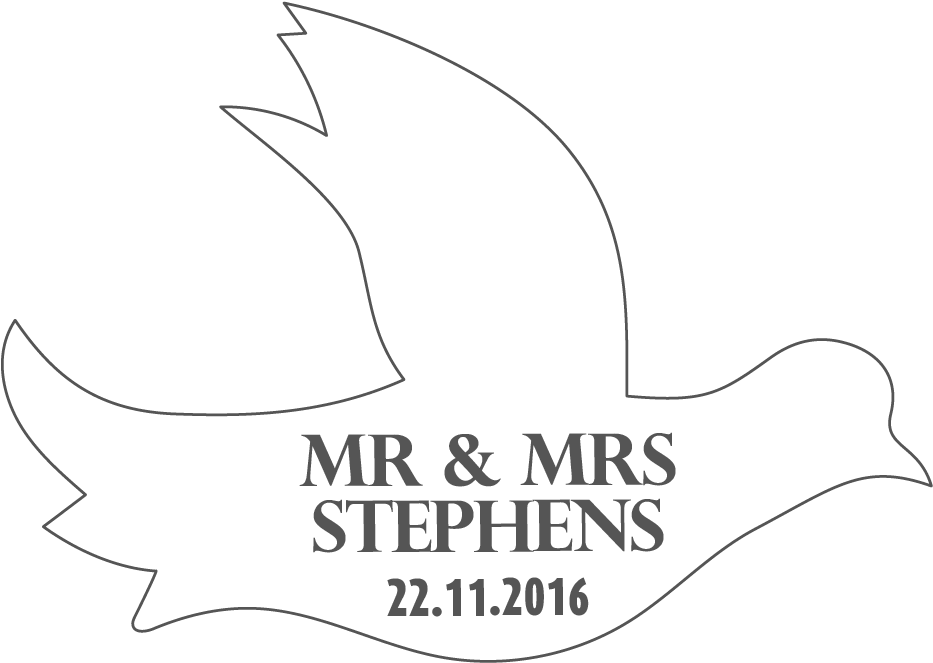 Doves Wedding Table Confetti - J&j Clipart (1200x1200), Png Download
