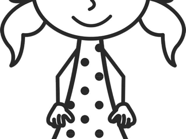 Clipart Wallpaper Blink - Girl Stick Figure Drawing Png Transparent Png (640x480), Png Download