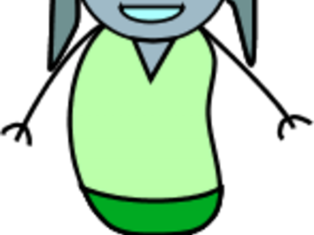 Girl Stick Figure - Stick Figures Png Girl Clipart (640x480), Png Download