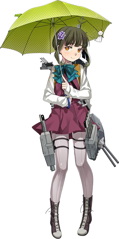 224 Takanami Rainy - 艦 これ た かなみ Clipart (395x789), Png Download