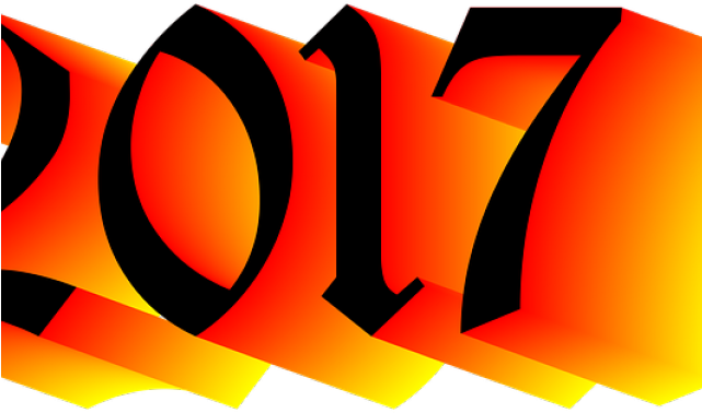 New Year 2017 Png Transparent Images - Graphic Design Clipart (640x480), Png Download