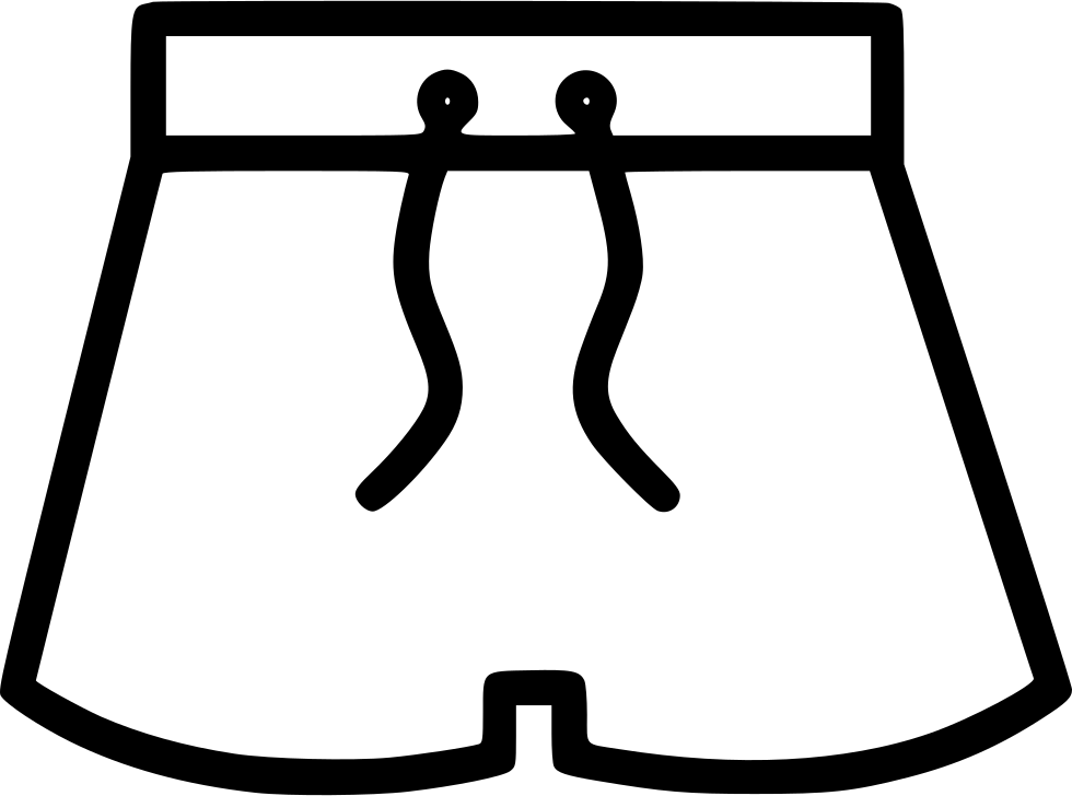 Cloth Dressing Fashion Men Short Pants Comments - Short Pants Pants Icon Clipart (980x728), Png Download