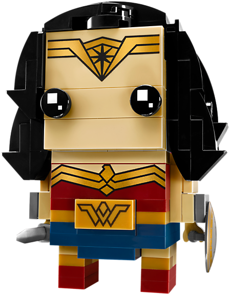 Wonder Woman™ - Wonder Woman Lego Brickheadz Clipart (800x600), Png Download