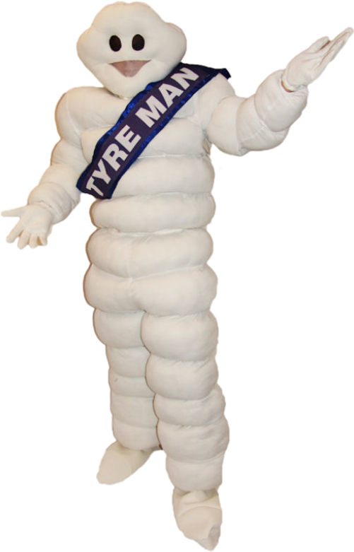 Source - - Michelin Man Costume Clipart (500x793), Png Download