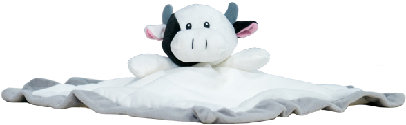 Baberoo Lovey Cow - Teddy Bear Clipart (600x600), Png Download