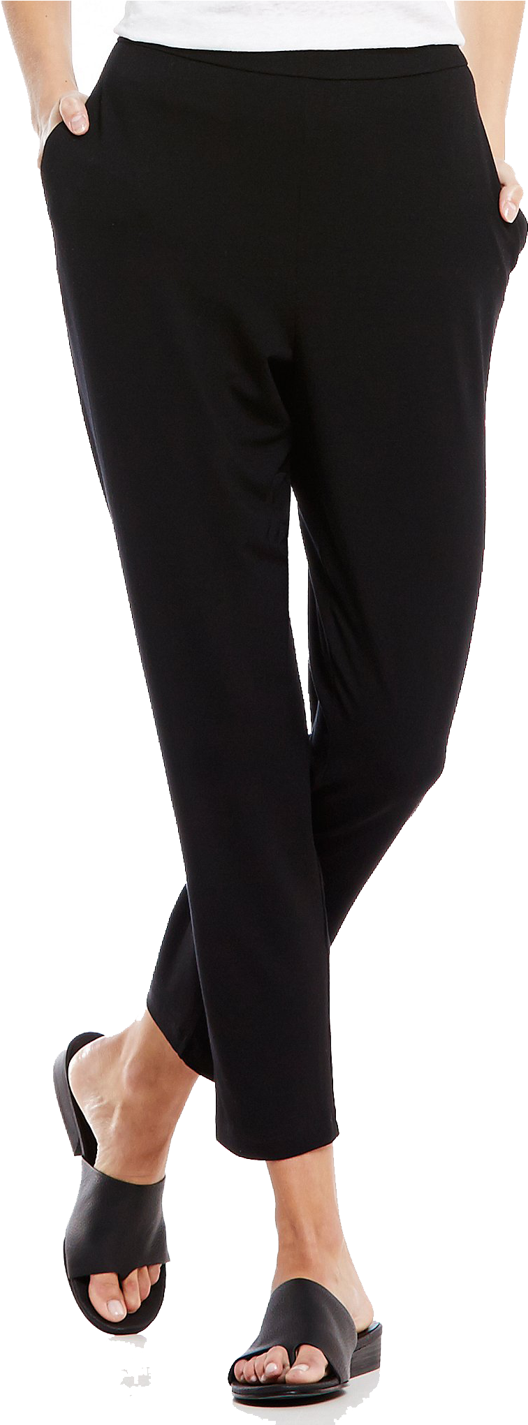 Eileen Fisher Slouchy Ankle Pants Clipart (1760x2040), Png Download