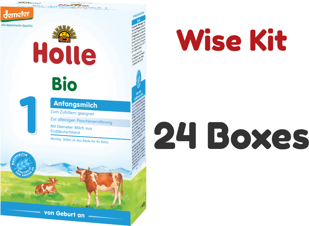 24 Boxes Of Holle Stage 1 Organic Infant Milk Formula