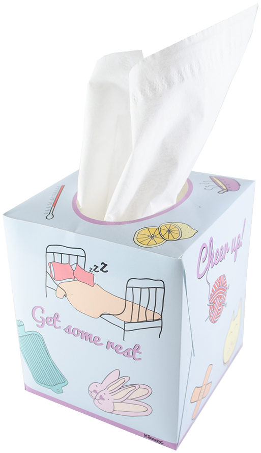 Kleenex Box - Facial Tissue Clipart (538x906), Png Download