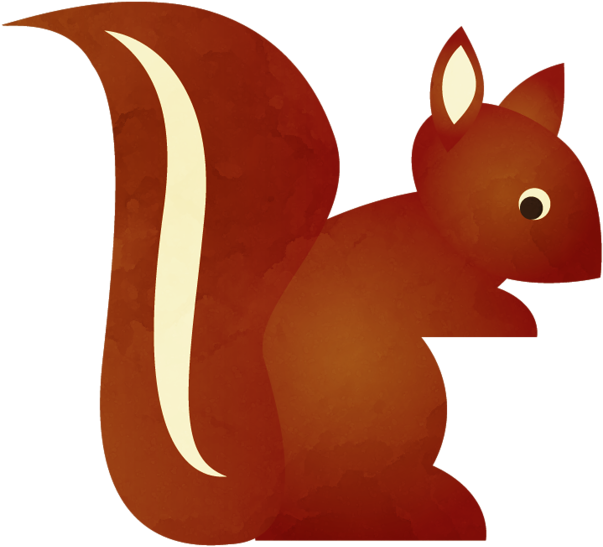 Squirrel Clip Art Forest Animals Pinterest Animalswoodland - Fox Squirrel - Png Download (800x758), Png Download