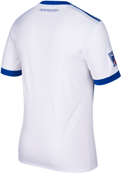 17-18 Fc Dallas Away Soccer Jersey Blue Shirt - Polo Shirt Clipart (600x600), Png Download